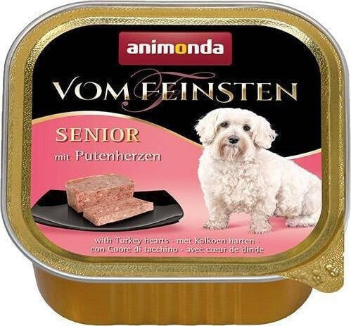 Влажный корм для собак Animonda ANIMONDA Dog Vom Feinsten Senior с сердцем индейки 150г
