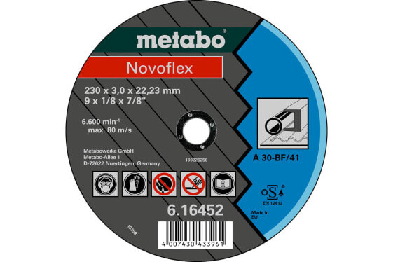 Metabo Novoflex 616452000 Trennscheibe gerade 230 mm 22.23 25 St.