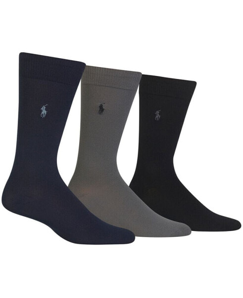 Men's 3-Pk. Supersoft Dress Socks