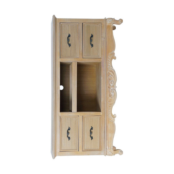 ТВ шкаф DKD Home Decor Ель MDF Натуральный 121 x 39 x 59,5 см романтик