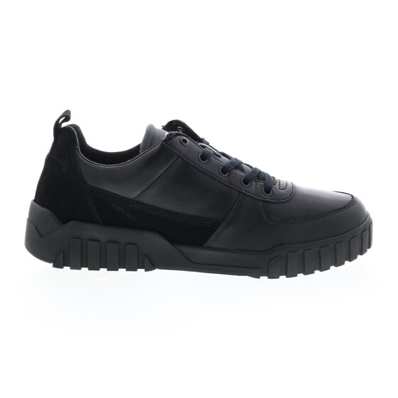 Diesel Le Rua S-Rua Low Mens Black Leather Lifestyle Sneakers Shoes