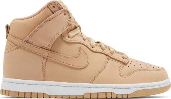 [DX2044-201] Womens Nike Dunk High Premium 'Vachetta Tan'