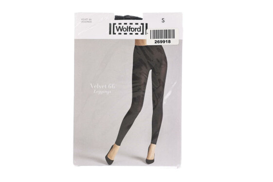 Wolford 269918 Women's Velvet 66 Leggings Black Size S