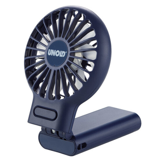 Вентилятор Unold HANDHELD FAN - Blue - White - 7.8 cm - 1 fan(s) - 10 h - Neck fan - 1 pc(s)