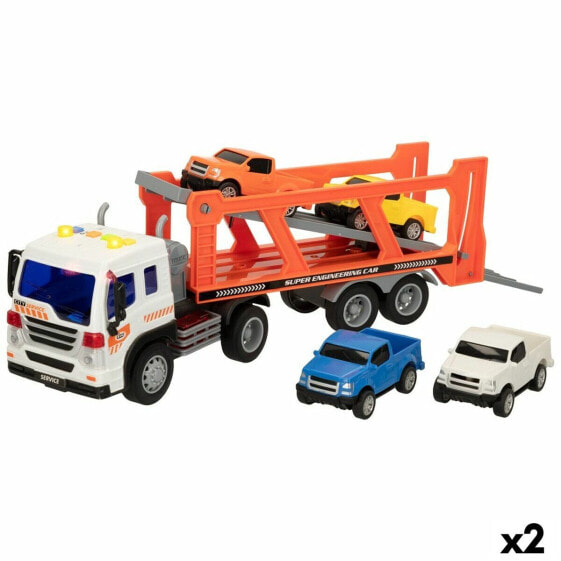 Игрушечный автовоз с машинками Speed & Go 37,5 x 12,5 x 10 см (2 штуки)