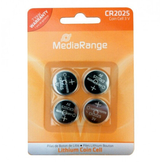 MEDIARANGE MRBAT131 - Single-use battery - CR2025 - Lithium - 3 V - 4 pc(s) - Button/coin