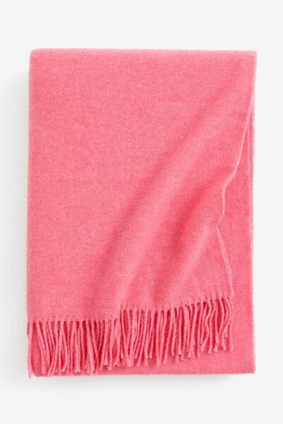 Wool-blend Throw