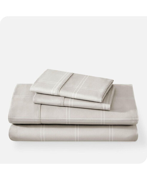 Ultra-Soft Double Brushed Print Queen Sheet Set