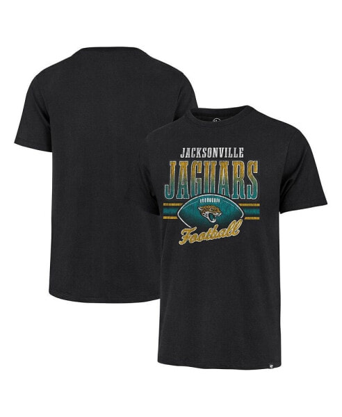 Футболка мужская '47 Brand Jacksonville Jaguars Last Call черная с эффектом поношенности