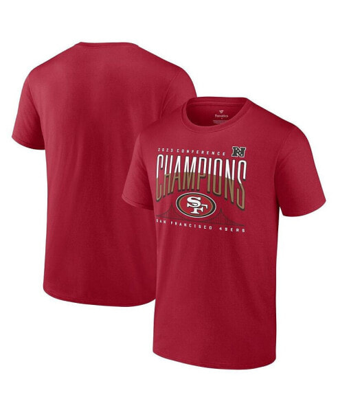 Men's Scarlet San Francisco 49ers 2023 NFC Champions Not Done Yet Big and Tall T-shirt