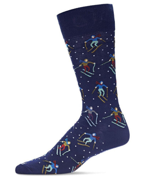 Men's Skiers Paradise Novelty Crew Socks