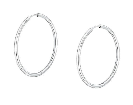 Circle earrings made of steel Ø 3.5 cm Creole SAUP25