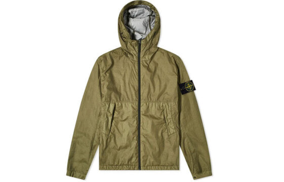 Куртка с капюшоном STONE ISLAND зеленая 721542423-V0058