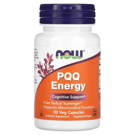 БАД антиоксидантный NOW PQQ Energy, 30 капсул
