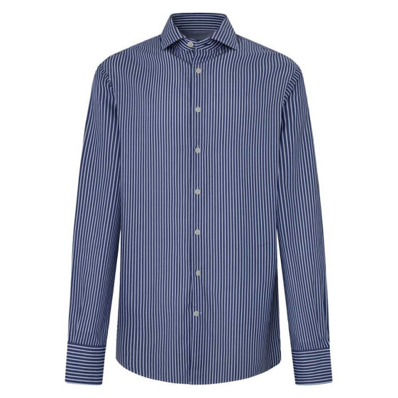 Рубашка мужская Hackett Bold Twill Stripe Long Sleeve Shirt
