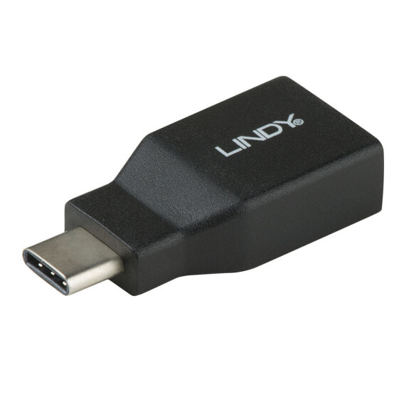 Адаптер USB C - USB LINDY 41899 черный