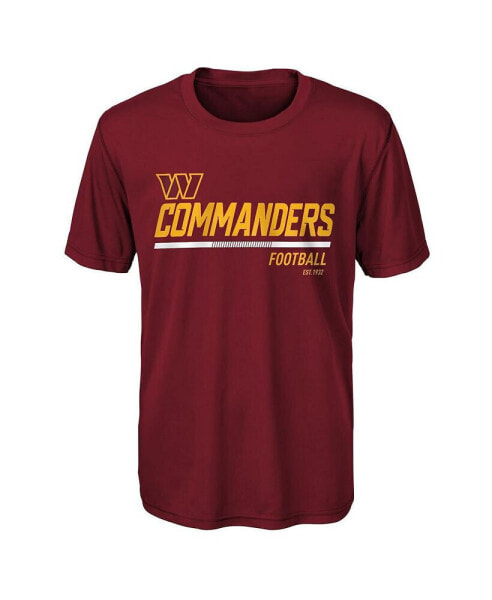 Big Boys Burgundy Washington Commanders Engaged T-shirt