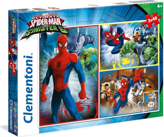 Clementoni 3x48 elementów, Ultimate Spider-man