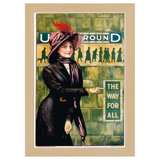 Bilderrahmen Poster 1911 Way For All