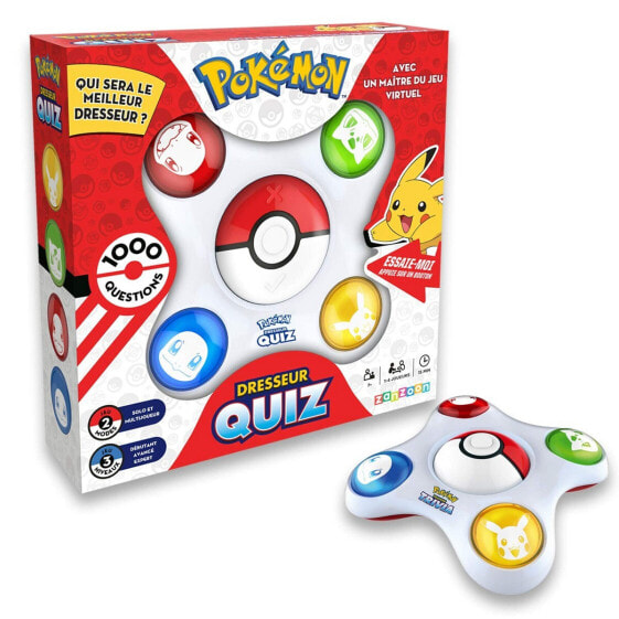 Набор вопросов и ответов Pokémon Bandai Trainer Quiz электрический Интерактив (французский)