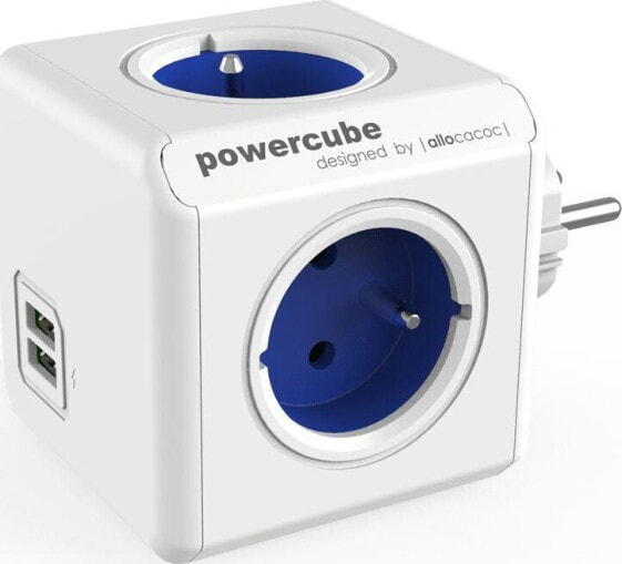 PowerCube Rozgałęźnik Original USB niebieski (2202BL/FROUPC)