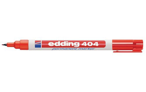 EDDING 404 - Red - Bullet tip - Red,White - Plastic - 0.75 mm - 0.75 mm