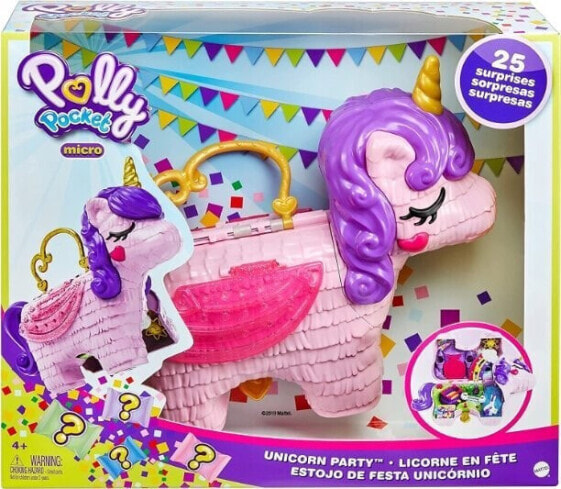 Figurka Mattel Polly Pocket Unicorn Party Game - GVL88