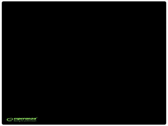 ESPERANZA CLASSIC MAXI - Black - Green - Monochromatic - Fabric - Rubber - Non-slip base - Gaming mouse pad