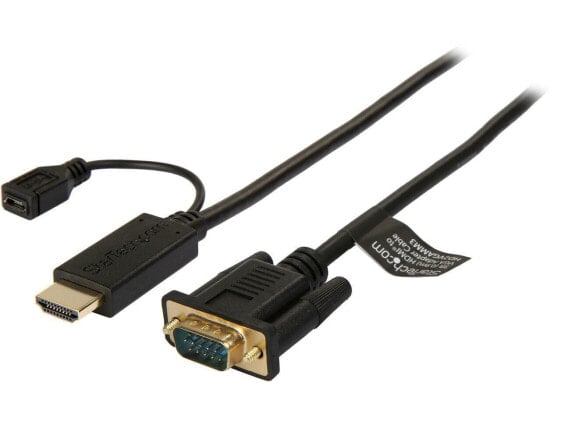 Кабель HDMI-VGA Startech.com HD2VGAMM3 1 м