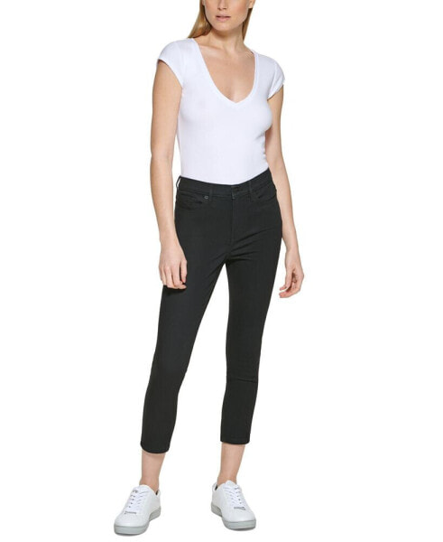 Petite High Rise 25" Skinny Ankle Jeans