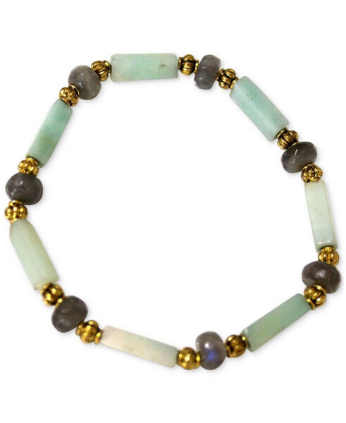 Amazonite Labradorite Bracelet