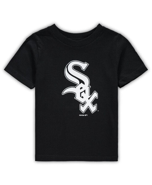 Футболка для малышей OuterStuff Chicago White Sox черного цвета с логотипом команды