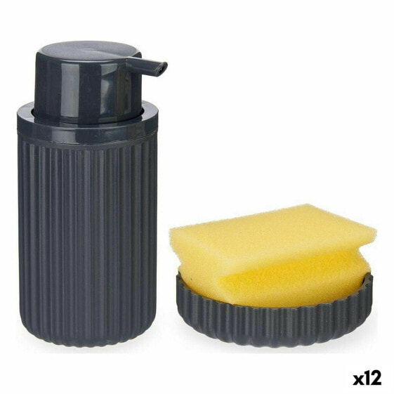 Кухонный набор Кинвара 3 предмета из антрацитного пластика (12 штук)