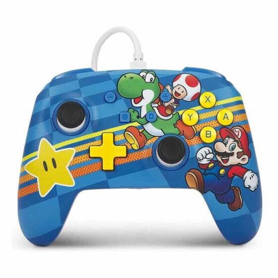 NINTENDO GAMES Switch Wired Controller Mario Azul 2023 Power A