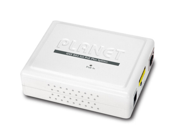 Planet POE-161S - IEEE 802.3,IEEE 802.3ab,IEEE 802.3af,IEEE 802.3at,IEEE 802.3u - 10/100/1000Base-T(X) - Cat6 - White - Plastic - FCC Part 15 Class A - CE