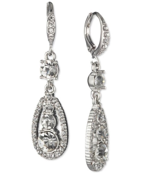 Crystal Double Drop Earrings