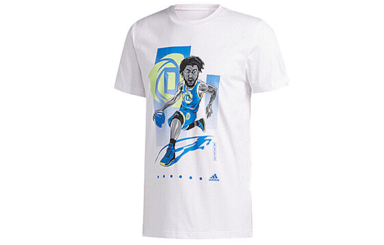 Футболка мужская Adidas ROSE GU TEE Basketball White