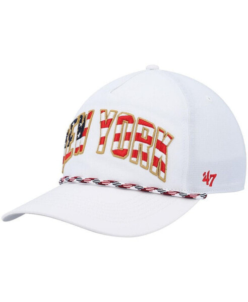 Men's White New York Giants Hitch Stars and Stripes Trucker Adjustable Hat