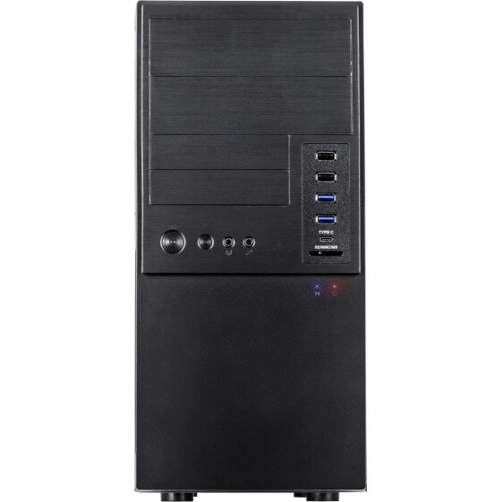 Inter-Tech IT-6865 - Micro Tower - PC - Black - 14 cm - 34 cm - CE