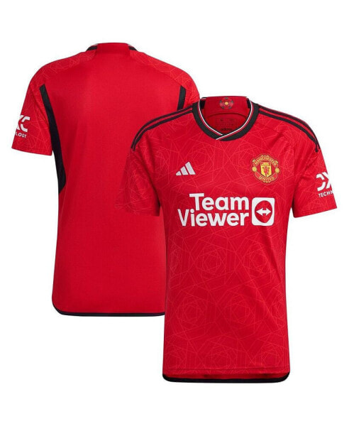 Men's Red Manchester United 2023/24 Home Replica Jersey