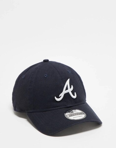 New Era 9twenty Atlanta Braves cap in black