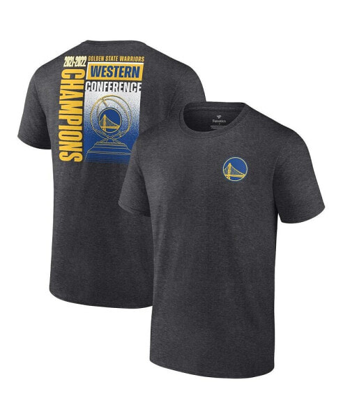 Men's Heathered Charcoal Golden State Warriors 2022 Western Conference Champions Play Your Game T-shirt