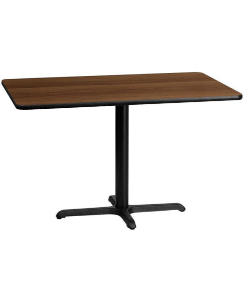 30"X48" Rectangular Laminate Table With 23.5"X29.5" Table Height Base