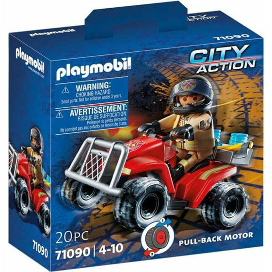 Игровой набор Playmobil City Action Firefighters Speed Quad 71090 (Городское действие, пожарные)