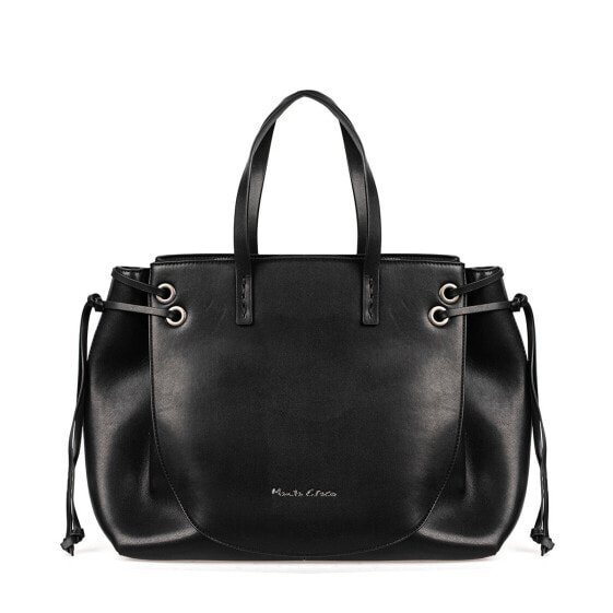 Женская кожаная сумка торба Manila Grace черная