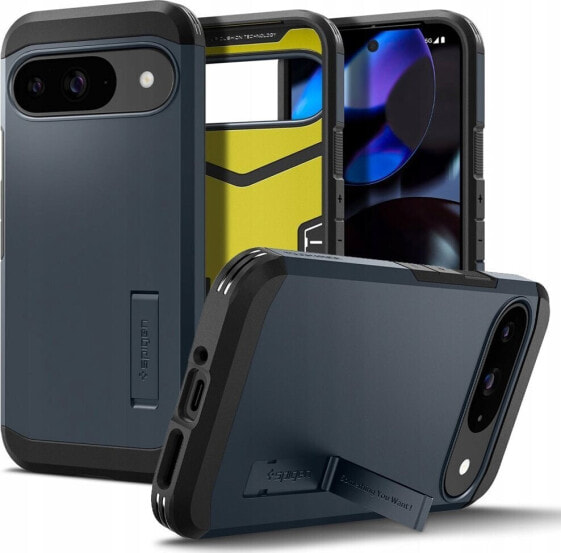 Spigen Spigen Tough Armor Google Pixel 9/9 Pro metal slate ACS07693