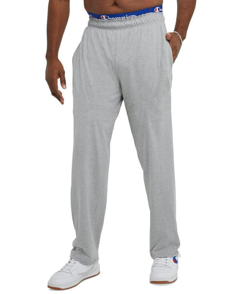 Men's Big & Tall Standard-Fit Jersey-Knit Track Pants