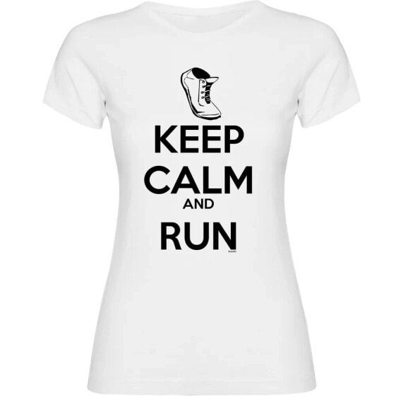 KRUSKIS Keep Calm And Run short sleeve T-shirt