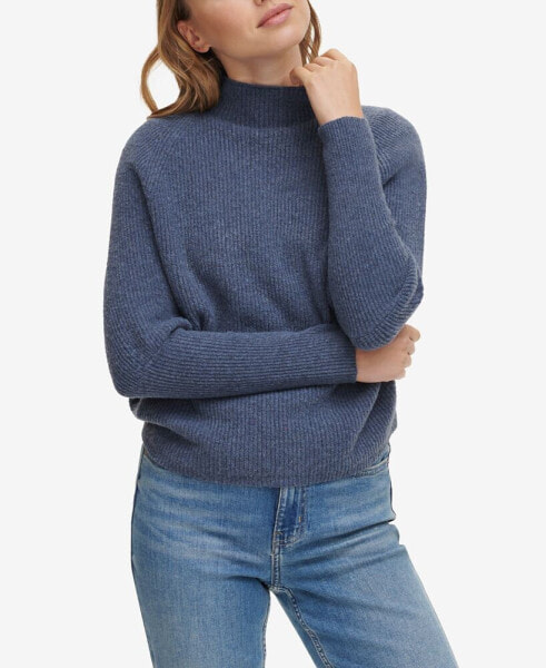 Women's Funnel Neck Dolman-Sleeve Sweater