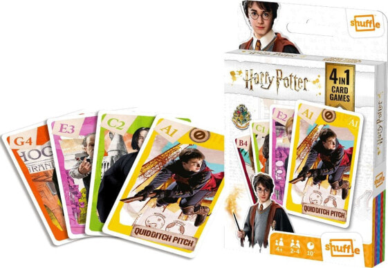 Игра для компаний Cartamundi Shuffle Harry Potter 4w1